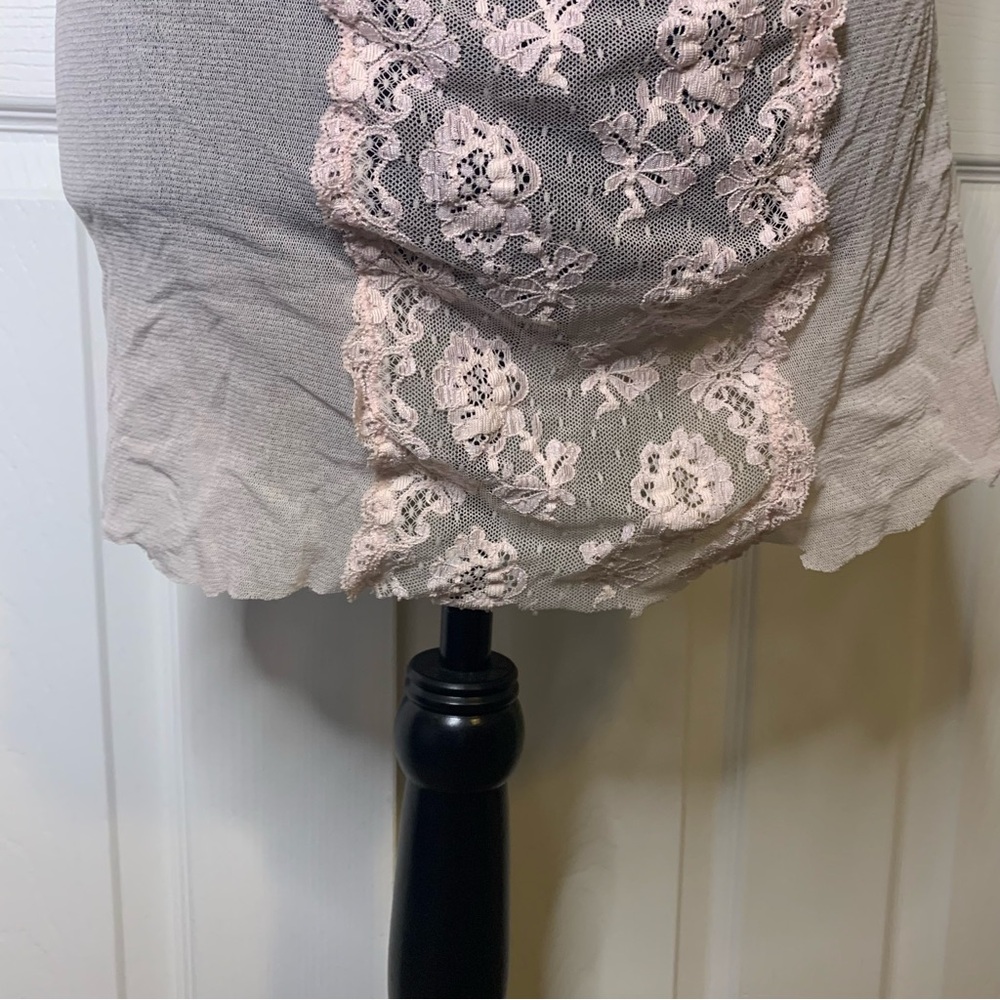 Light Pink DKNY Lace Detail Chemise Dress - Picture 3 of 6